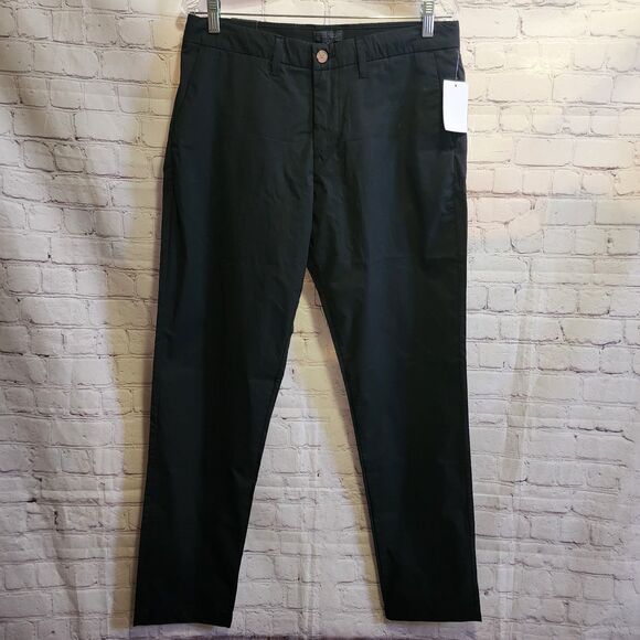 14th And Union Chino Pants Mens 34 X 31 Black Straight Leg Regular Fit Stretch - Picture 1 of 11